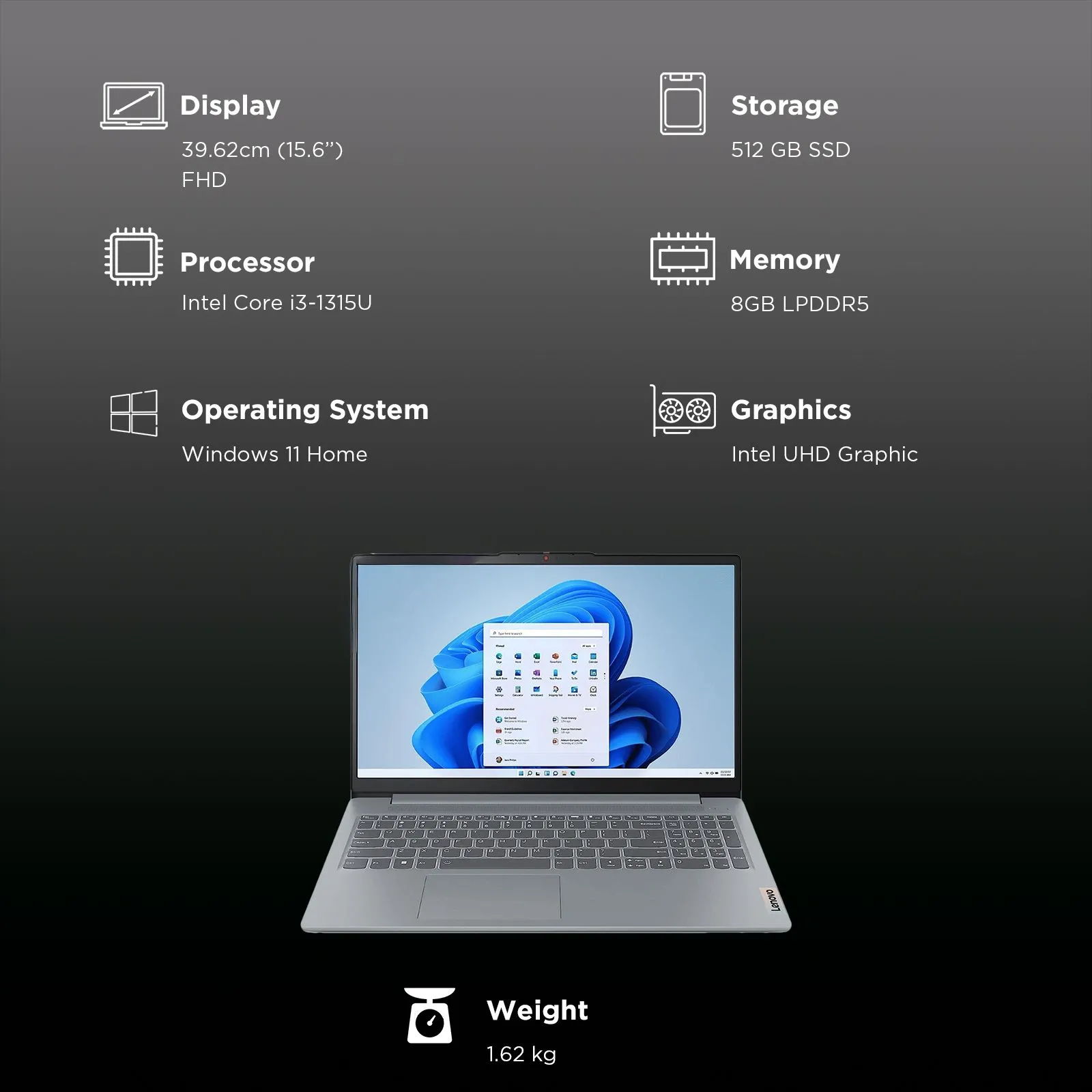 IdeaPad Slim 1 15IRU7 i3 1315U Laptop - Image 5