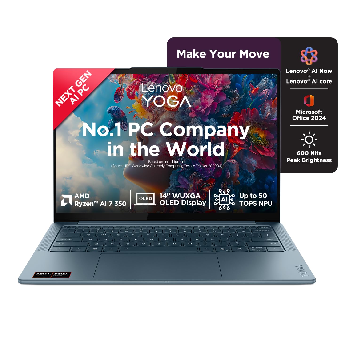 Yoga 7 2-in-1 Ryzen AI 7 350 Laptop