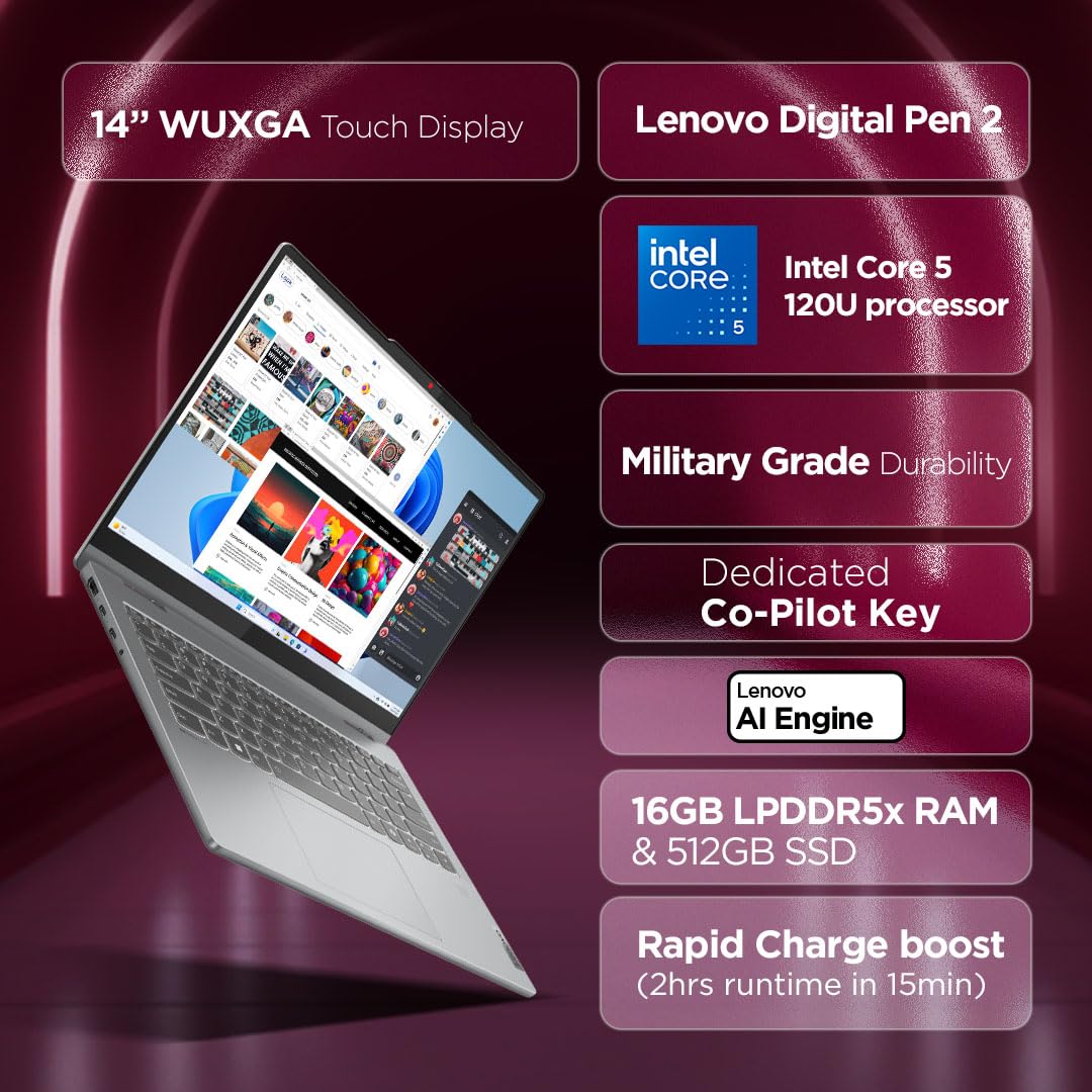 Ideapad 5 2-in-1 Core 5 120U Laptop - Image 8