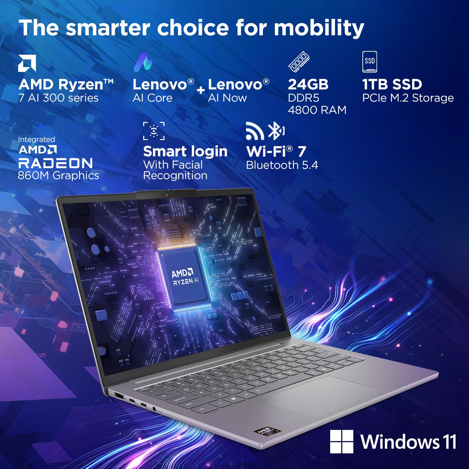 Ideapad Slim 5 Ryzen AI 7 350 Laptop - Image 8